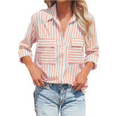 Puerto Rico Striped Button Down Top Ins Street